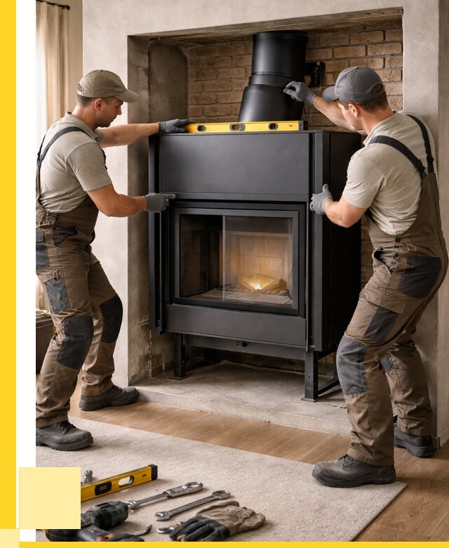 Установка каминных топок в Морозовске под ключ от 18479 р. | ЭриданМрз