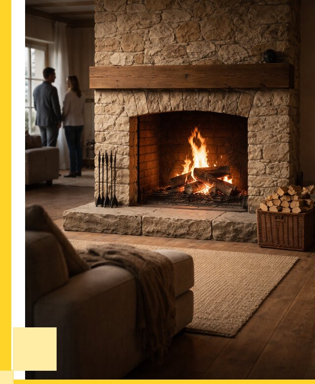 Открытые камины под ключ в Морозовске от 153990 р. ЭриданМрз