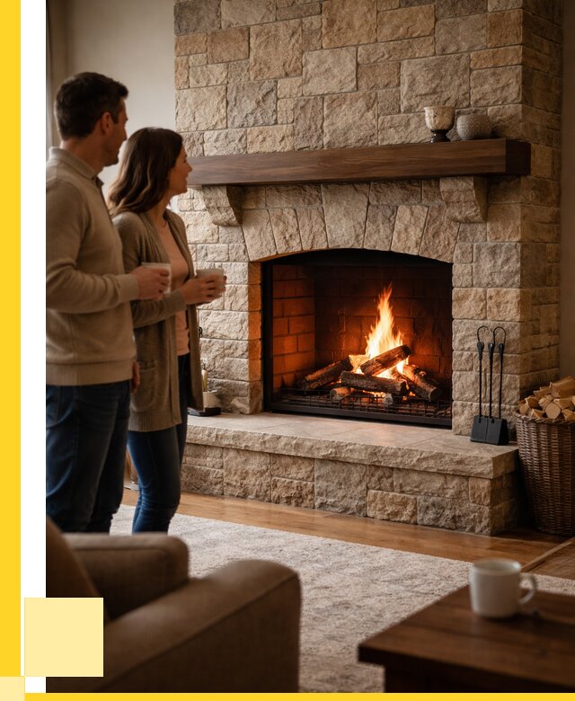 Каменные камины на заказ в Морозовске от 184788 р. | ЭриданМрз