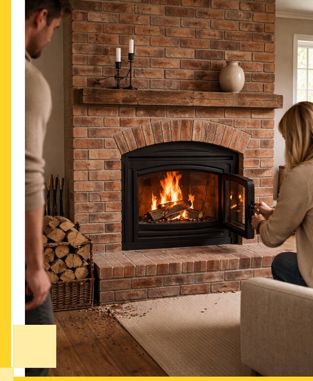 Кирпичные камины под ключ в Морозовске от 153990 р. | ЭриданМрз