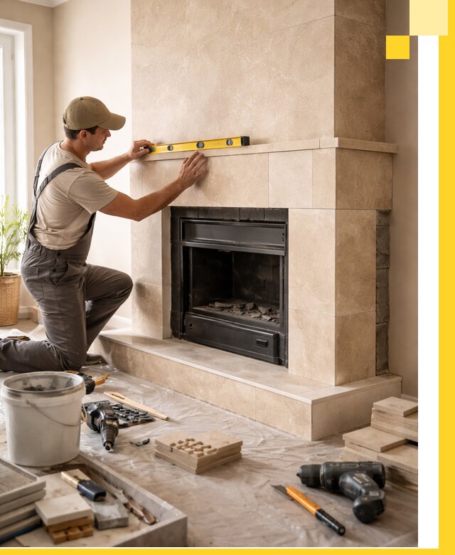 Установка и монтаж каминов в частном доме под ключ в Морозовске