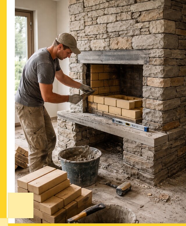 Кладка каминов и камина в Морозовске от 25665 р. ЭриданМрз