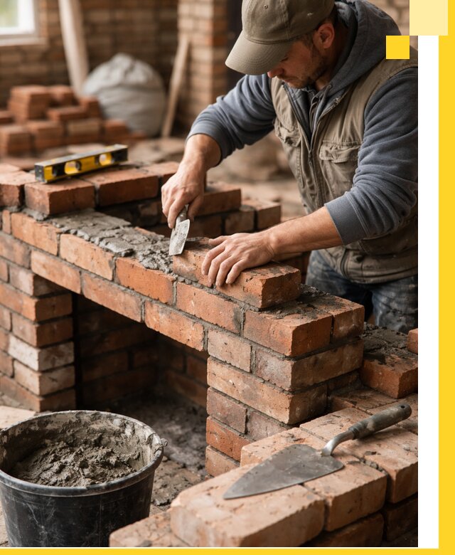 Кладка каминов под ключ в Морозовске профессиональная отделка и монтаж