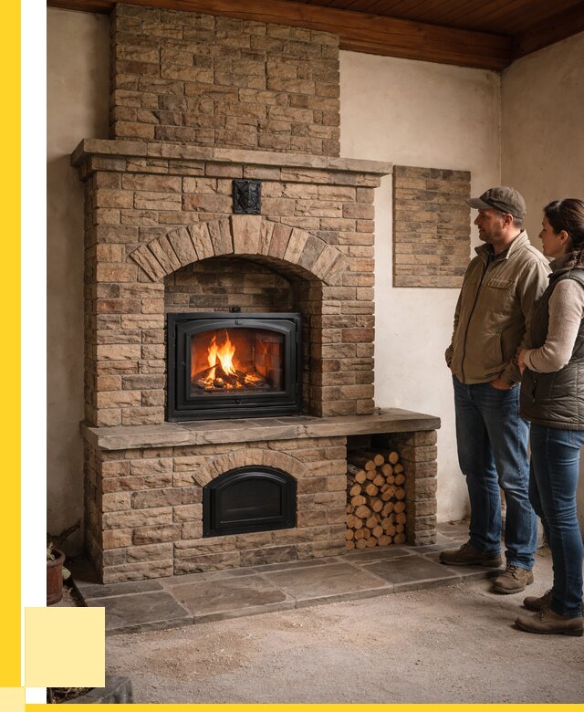 Кирпичная печь под ключ в Морозовске от 153990 р. | ЭриданМрз