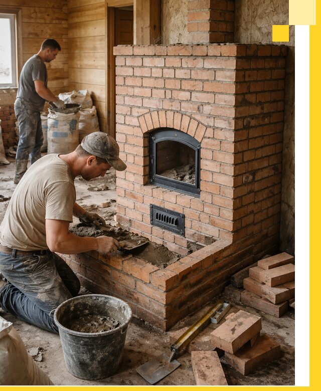 Профессиональное строительство печей в Морозовске под ключ