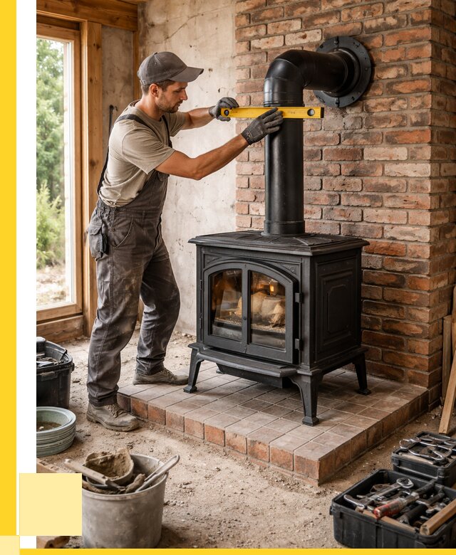 Монтаж печей установка банной печи в Морозовске от 15399 р. | ЭриданМрз