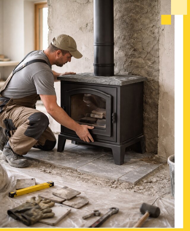 Профессиональный монтаж печей и каминов в Морозовске под ключ