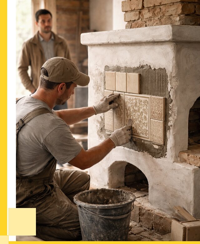 Отделка печей и банных печей в Морозовске от 35931 р. | ЭриданМрз