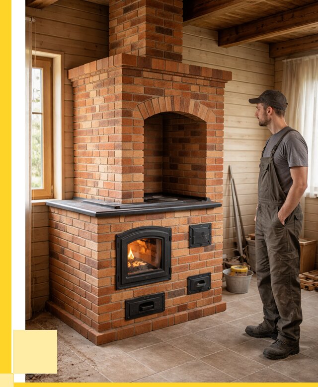 Кирпичные печи в Морозовске: купить от 153990 р. | ЭриданМрз
