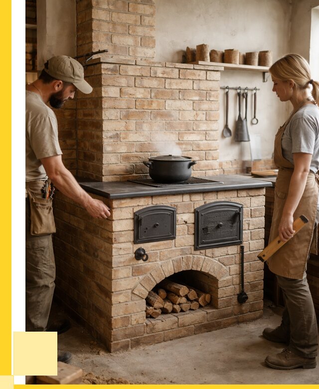 Варочно отопительные печи в Морозовске от 92394 р. | ЭриданМрз