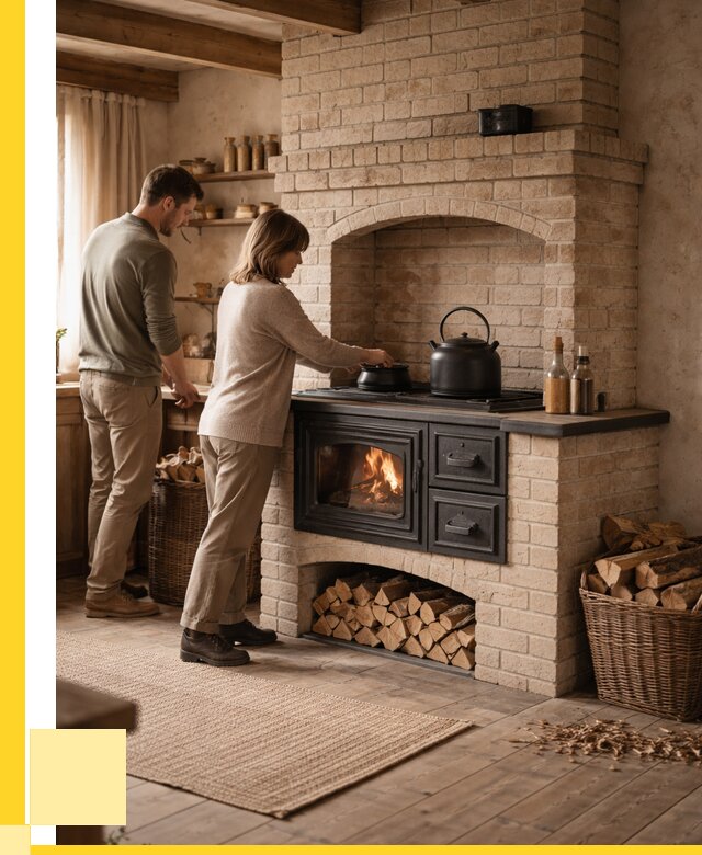 Печи с плитой в Морозовске от 46197 р. | ЭриданМрз — кирпичная печь