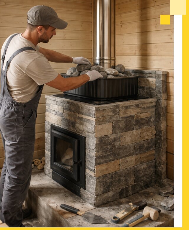 Печи для парной в Морозовске, производство, монтаж и обслуживание