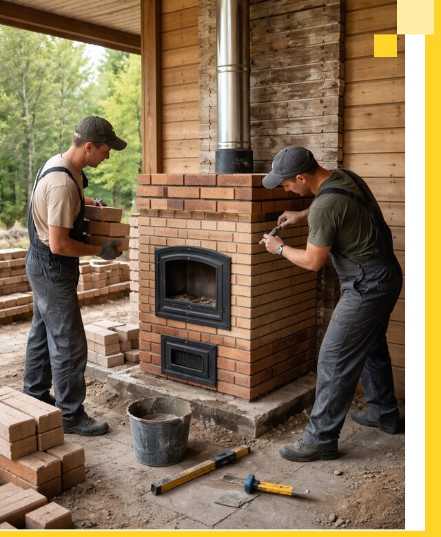 Производство и установка дачных печей под ключ в Морозовске