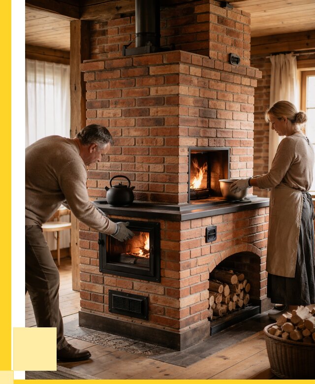 Печи для загородного дома под ключ в Морозовске от 82128 р. | ЭриданМрз