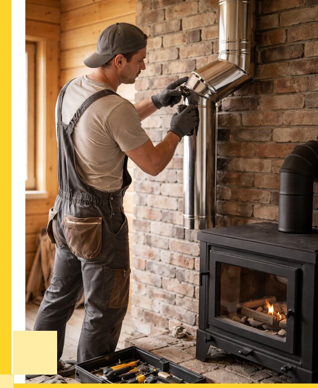 Монтаж дымоходов для печей в Морозовске от 7700 р. | ЭриданМрз