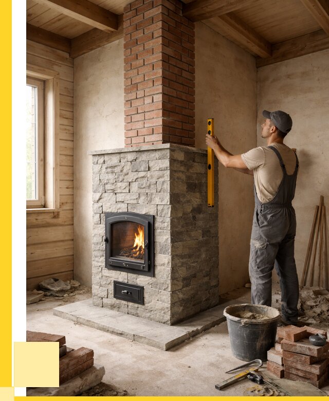 Печи и дымоходы под ключ в Морозовске от 46197 р., ЭриданМрз