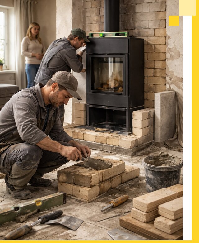 Печи и камины под ключ: проект, установка в Морозовске