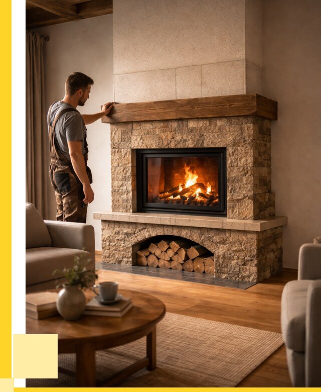 Печи камины для дома под ключ в Морозовске от 56463 р. | ЭриданМрз