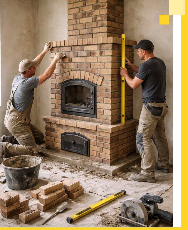 Продажа и установка печей и каминов для дома под ключ в Морозовске