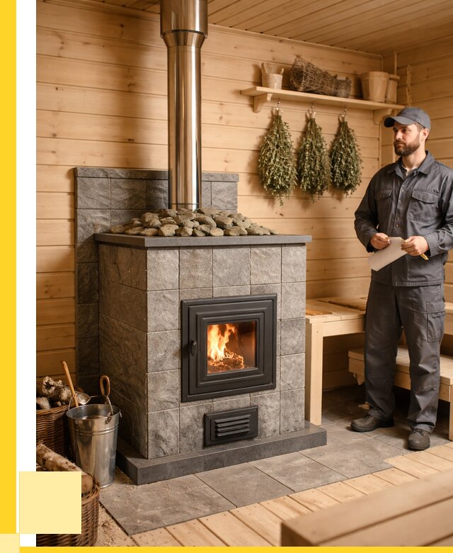 Печи для бани под ключ в Морозовске от 123192 р. | ЭриданМрз