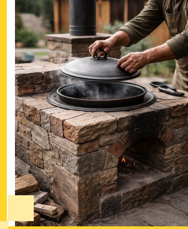 Печи для казана в Морозовске по цене от 18479 р. | ЭриданМрз