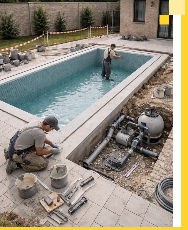 Строительство бассейнов под ключ в Морозовске: проекты и монтаж