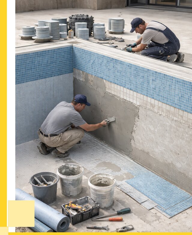 Ремонт и обслуживание бассейнов в Морозовске от 25665 р. | ЭриданМрз