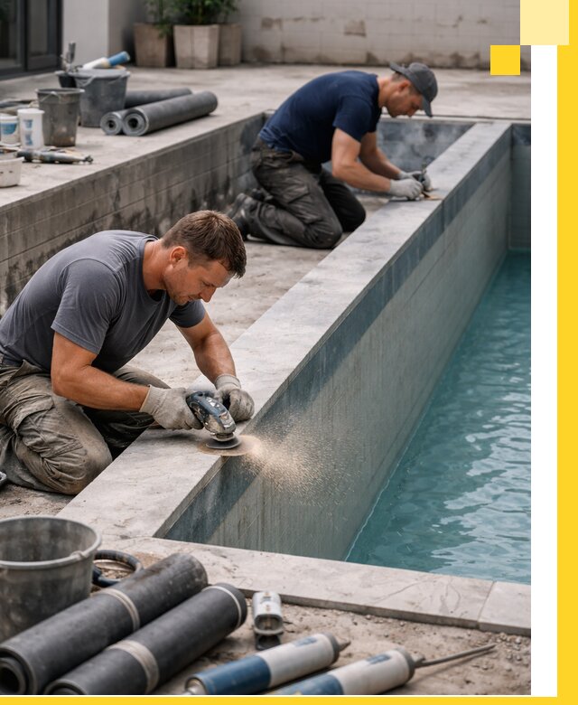 Профессиональный ремонт бассейнов под ключ в Морозовске