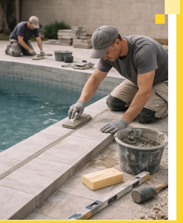 Отделка бассейнов в Морозовске: декоративная отделка и гидроизоляция