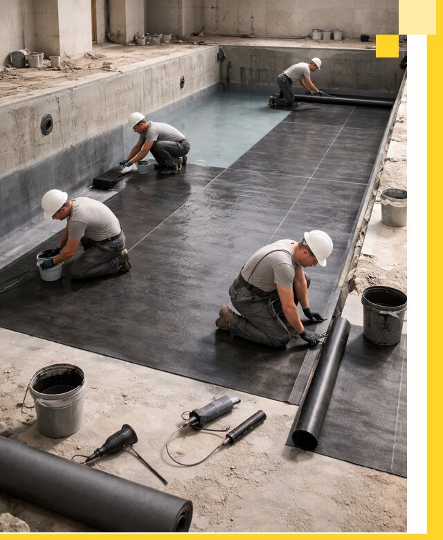 Профессиональная гидроизоляция бассейнов и чаш в Морозовске под ключ