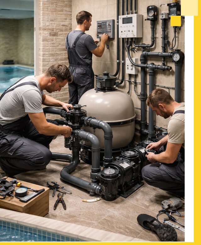 Комплексное оборудование для бассейнов под ключ в Морозовске