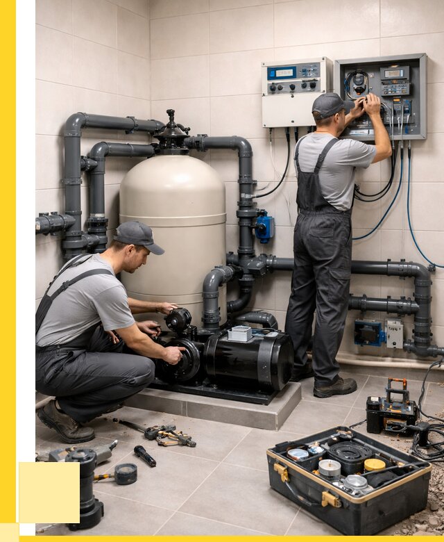 Монтаж оборудования для бассейнов в Морозовске от 41064 р. | ЭриданМрз