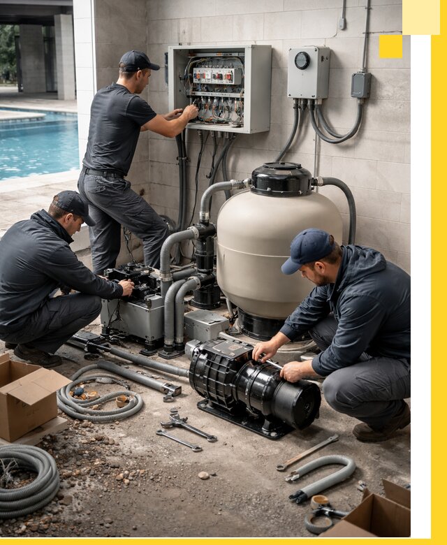 Профессиональный монтаж оборудования для бассейнов в Морозовске