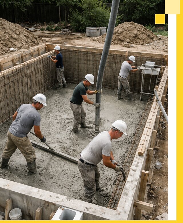 Строительство бетонных бассейнов под ключ в Морозовске