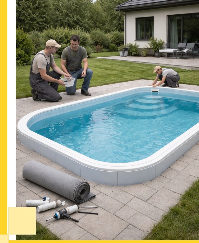 Пластиковый бассейн купить в Морозовске от 256650 р., ЭриданМрз