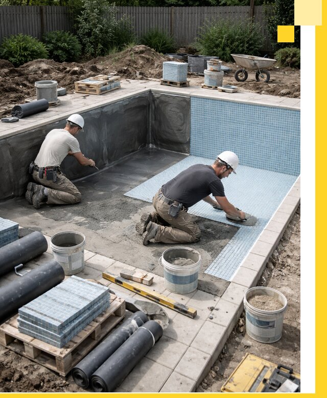 Проектирование и строительство стационарных бассейнов в Морозовске