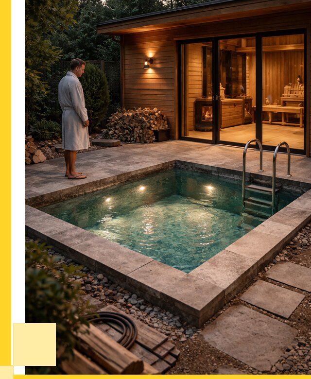 Бани с бассейном под ключ в Морозовске от 97527 р. | ЭриданМрз