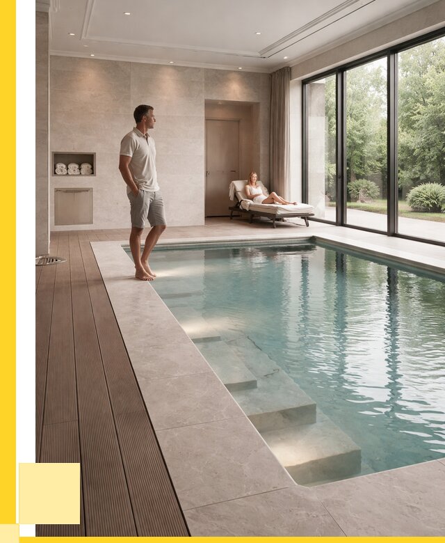 Бассейны в коттедже под ключ в Морозовске от 1231920 р. | ЭриданМрз