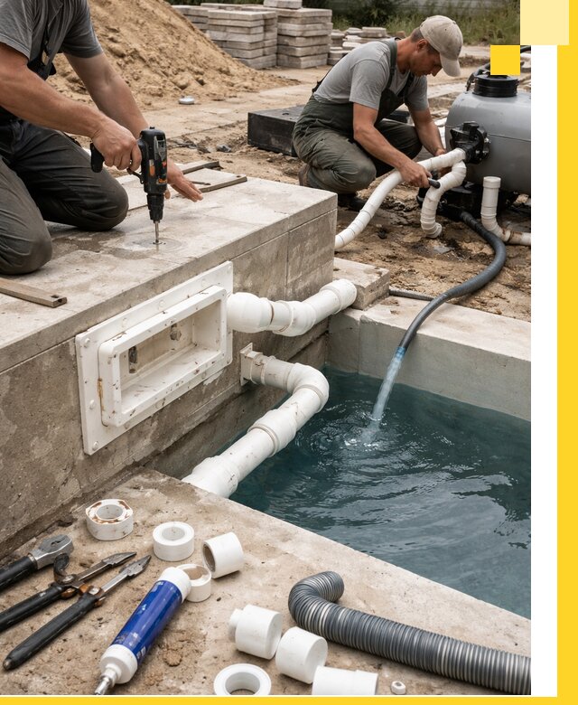 Строительство скиммерных бассейнов под ключ в Морозовске