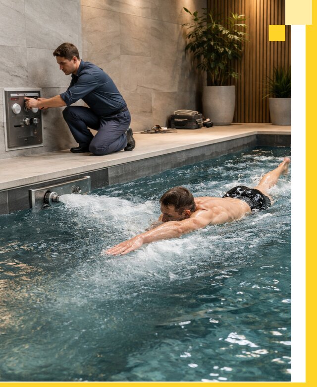 Проектирование и монтаж бассейнов с противотоком в Морозовске