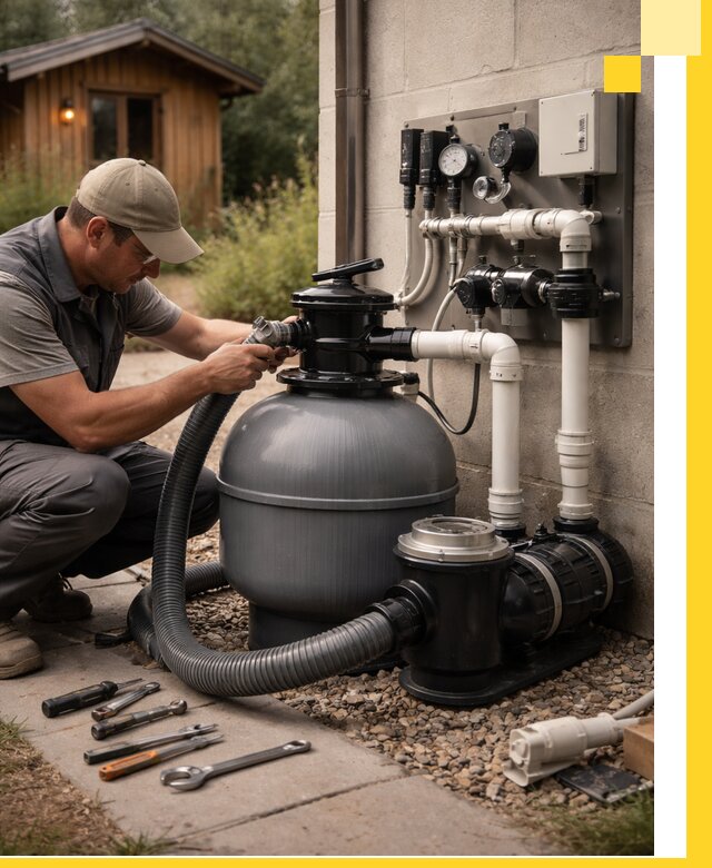 Продажа и монтаж фильтров и насосов для бассейнов в Морозовске