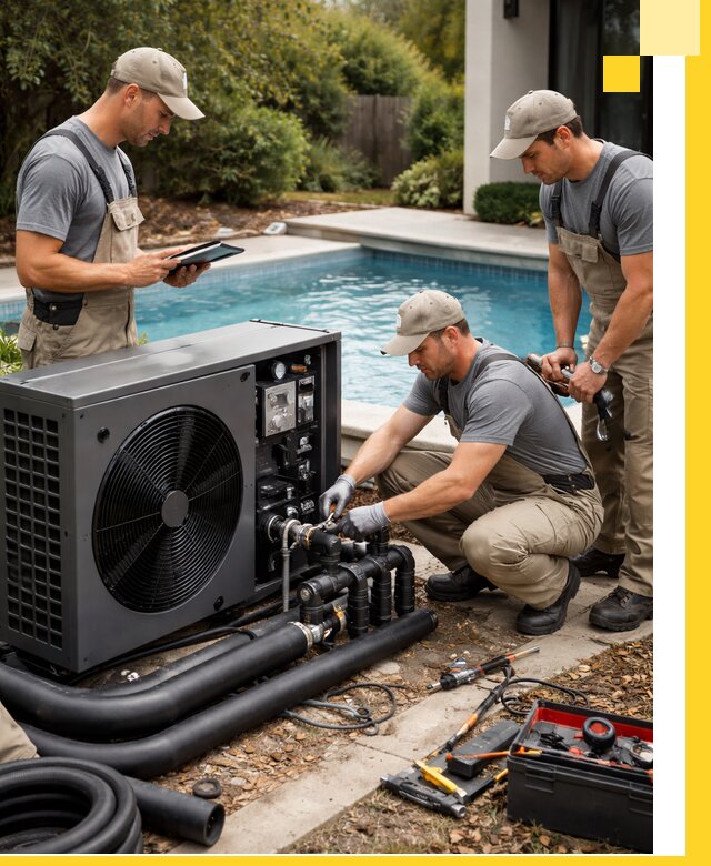 Проектирование и установка тепловых насосов для бассейнов в Морозовске