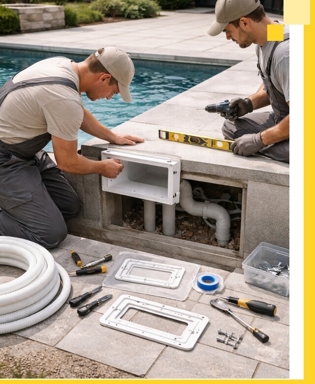 Поставка и установка скиммеров для бассейнов в Морозовске