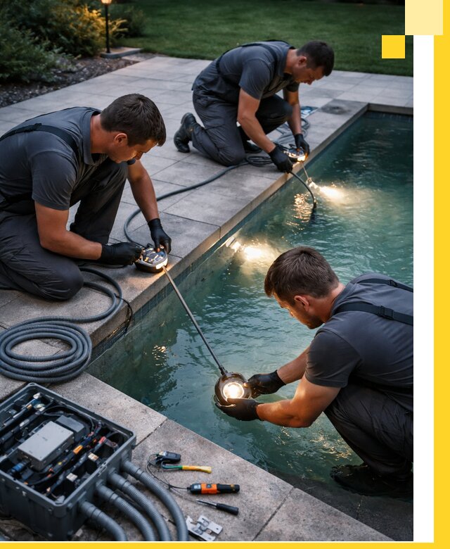 Профессиональное освещение бассейнов в Морозовске: дизайн и монтаж