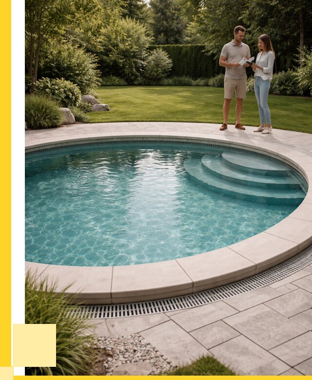 Круглые каркасные бассейны купить в Морозовске от 256650 р. | ЭриданМрз