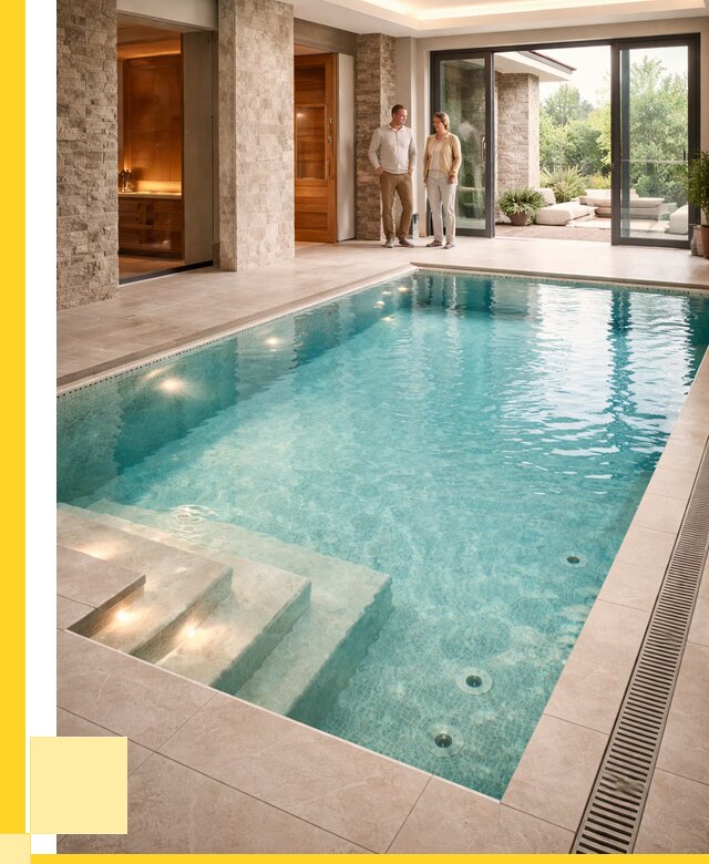 Бассейн во дворе в Морозовске: проект, отделка от 1231920 р. | ЭриданМрз