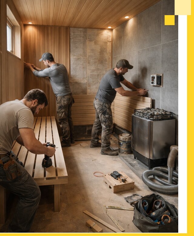 Сауны под ключ в Морозовске, проектирование, строительство, отделка