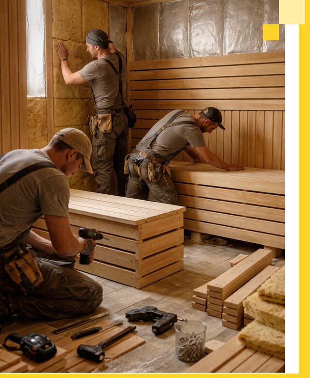 Профессиональное строительство саун под ключ в Морозовске