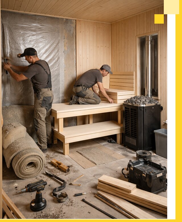 Проекты саун под ключ в Морозовске дизайн и строительство