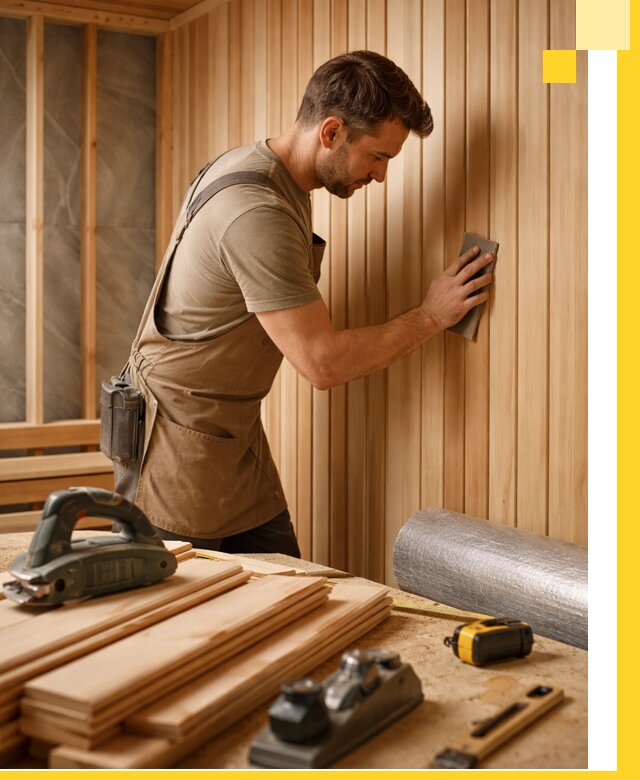 Профессиональная отделка саун и парных под ключ в Морозовске